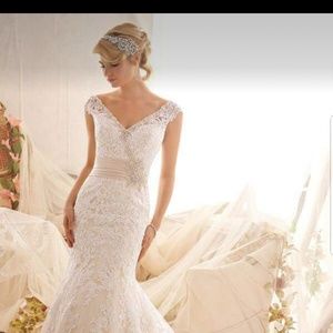 NWT Morilee Bridal Wedding Gown 2608 Ivory Size 10